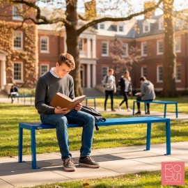 Banqueta Silaos només acer per a Escoles i Universitats